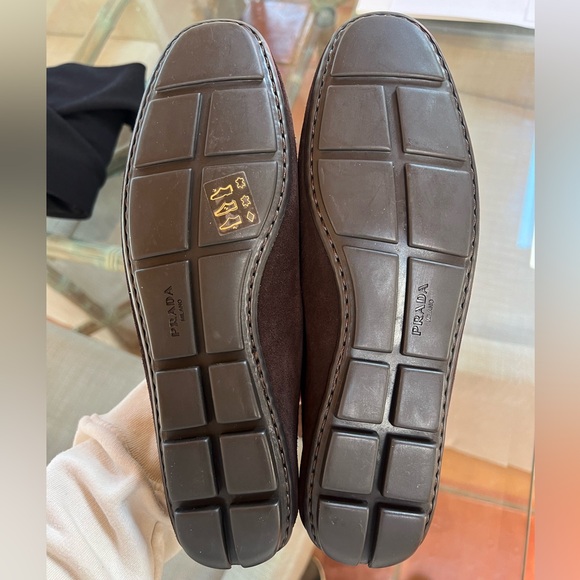 Prada Suede Driver Loafers - Picture 5 of 7